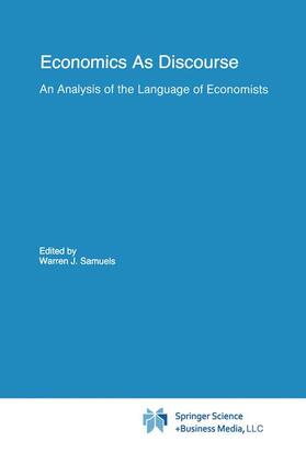 Samuels | Economics As Discourse | Buch | 978-90-481-5783-9 | sack.de