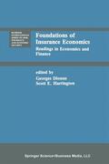 Harrington / Dionne |  Foundations of Insurance Economics | Buch |  Sack Fachmedien