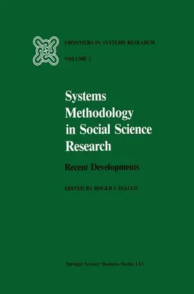 Cavallo | Systems Methodology in Social Science Research | Buch | 978-90-481-5808-9 | sack.de