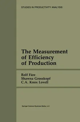 Färe / Knox Lovell / Grosskopf |  The Measurement of Efficiency of Production | Buch |  Sack Fachmedien