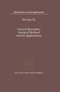  Natural Boundary Integral Method and Its Applications | Buch |  Sack Fachmedien