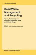 Baud / Furedy / Post |  Solid Waste Management and Recycling | Buch |  Sack Fachmedien