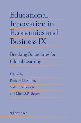 Milter / Segers / Perotti |  Educational Innovation in Economics and Business IX | Buch |  Sack Fachmedien