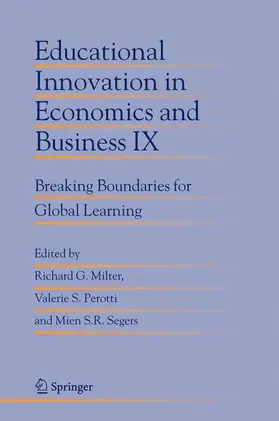 Milter / Segers / Perotti |  Educational Innovation in Economics and Business IX | Buch |  Sack Fachmedien