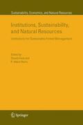 Berry / Kant |  Institutions, Sustainability, and Natural Resources | Buch |  Sack Fachmedien