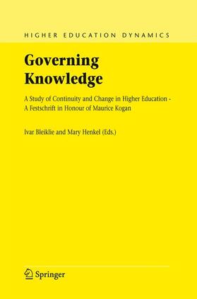 Henkel / Bleiklie |  Governing Knowledge | Buch |  Sack Fachmedien