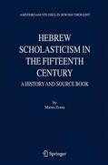 Zonta |  Hebrew Scholasticism in the Fifteenth Century | Buch |  Sack Fachmedien