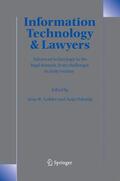Oskamp / Lodder |  Information Technology and Lawyers | Buch |  Sack Fachmedien