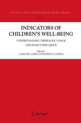 Goerge / Ben-Arieh |  Indicators of Children's Well-Being | Buch |  Sack Fachmedien
