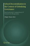Daun |  School Decentralization in the Context of Globalizing Governance | Buch |  Sack Fachmedien