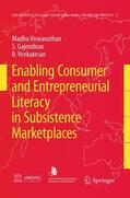 Viswanathan / Venkatesan / Gajendiran |  Enabling Consumer and Entrepreneurial Literacy in Subsistence Marketplaces | Buch |  Sack Fachmedien