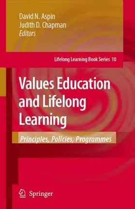 Chapman / Aspin |  Values Education and Lifelong Learning | Buch |  Sack Fachmedien