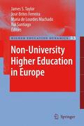 Taylor / Santiago / Brites Ferreira |  Non-University Higher Education in Europe | Buch |  Sack Fachmedien