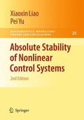 Yu / Liao |  Absolute Stability of Nonlinear Control Systems | Buch |  Sack Fachmedien