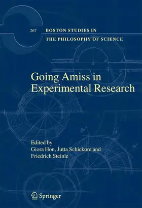 Hon / Steinle / Schickore |  Going Amiss in Experimental Research | Buch |  Sack Fachmedien