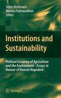 Padmanabhan / Beckmann |  Institutions and Sustainability | Buch |  Sack Fachmedien
