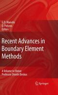Polyzos / Manolis |  Recent Advances in Boundary Element Methods | Buch |  Sack Fachmedien