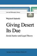 Sadurski |  Giving Desert Its Due | Buch |  Sack Fachmedien