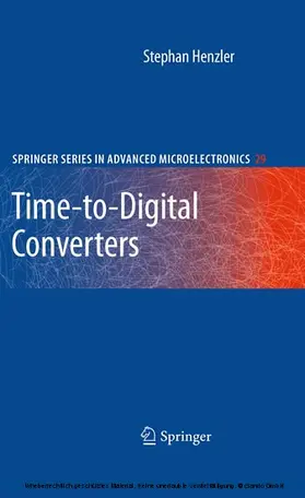 Henzler | Time-to-Digital Converters | E-Book | www.sack.de