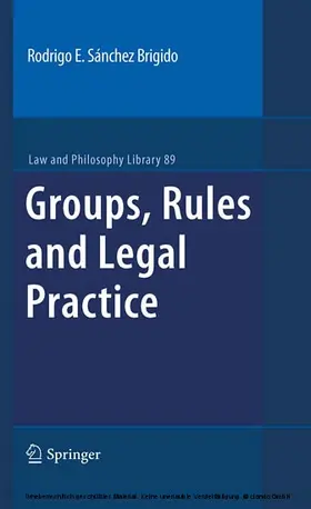 Sánchez Brigido | Groups, Rules and Legal Practice | E-Book | www.sack.de