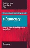 Rios Insua / French |  E-Democracy | Buch |  Sack Fachmedien
