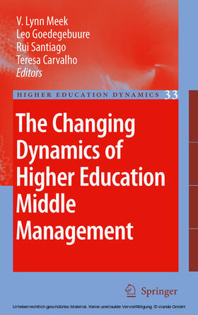 Meek / Goedegebuure / Santiago | The Changing Dynamics of Higher Education Middle Management | E-Book | sack.de
