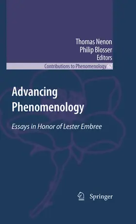 Nenon / Blosser |  Advancing Phenomenology | eBook | Sack Fachmedien