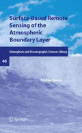 Emeis |  Surface-Based Remote Sensing of the Atmospheric Boundary Layer | eBook | Sack Fachmedien