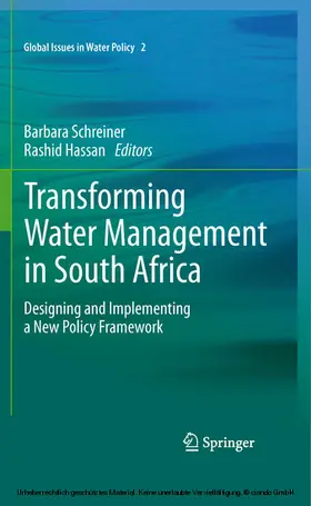 Schreiner / Hassan |  Transforming Water Management in South Africa | eBook | Sack Fachmedien