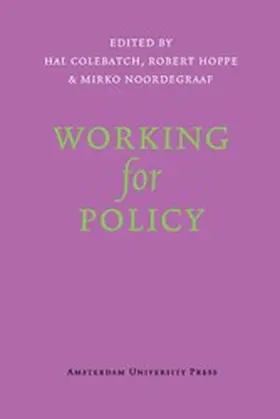 Colebatch / Hoppe / Noordegraaf |  Working for Policy | eBook | Sack Fachmedien