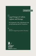  Legal Design of Carbon Capture and Storage | Buch |  Sack Fachmedien