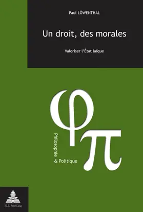 Löwenthal |  Un droit, des morales | Buch |  Sack Fachmedien