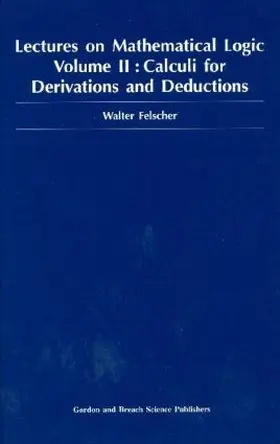 Felscher |  Lectures on Mathematical Logic, Volume II | Buch |  Sack Fachmedien
