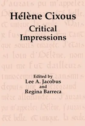 Jacobus / Barreca |  Hélène Cixous | Buch |  Sack Fachmedien