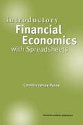van de Panne |  Introductory Financial Economics with Spreadsheets | Buch |  Sack Fachmedien