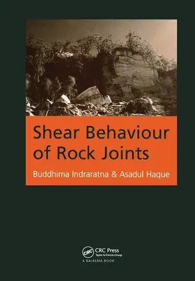 Haque / Indrarata | Shear Behaviour of Rock Joints | Buch | 978-90-5809-307-3 | sack.de