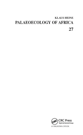 Heine / Runge |  Palaeoecology of Africa and the Surrounding Islands, Volume 27 | Buch |  Sack Fachmedien