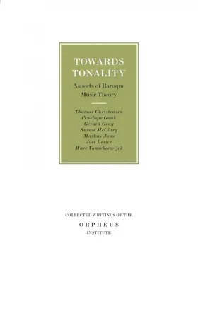 Christensen / Gouk / Geay |  Towards Tonality | Buch |  Sack Fachmedien