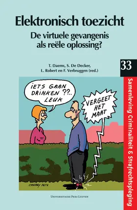 Daems / De Decker / Robert |  Elektronisch toezicht | Buch |  Sack Fachmedien