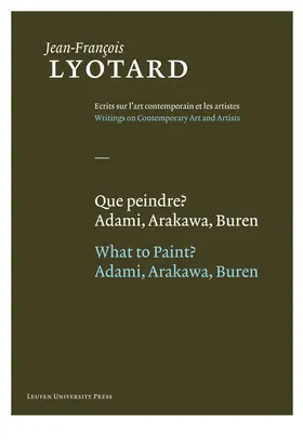 Lyotard / Parret |  Que peindre? / What to Paint? | Buch |  Sack Fachmedien