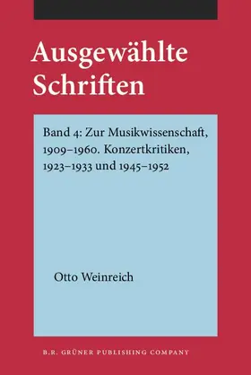 Weinreich / Wille |  Ausgewählte Schriften | Buch |  Sack Fachmedien