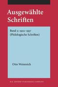 Weinreich / Wille |  Ausgewählte Schriften | Buch |  Sack Fachmedien