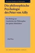 Pluta |  Die philosophische Psychologie des Peter von Ailly | Buch |  Sack Fachmedien