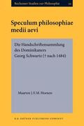 Hoenen |  Speculum philosophiae medii aevi | Buch |  Sack Fachmedien