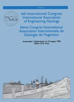 Price |  6th international congress International Association of Engineering Geology, volume 1 | Buch |  Sack Fachmedien