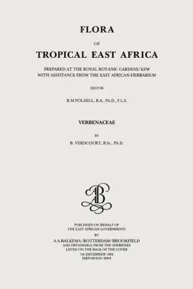 Verdcourt / Pollhill / Polhill |  Flora of Tropical East Africa - Verbenaceae (1992) | Buch |  Sack Fachmedien