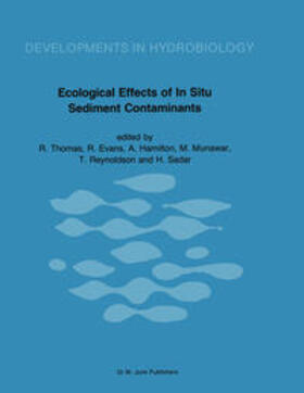 Thomas / Evans / Hamilton |  Ecological Effects of in Situ Sediment Contaminants | Buch |  Sack Fachmedien
