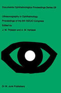 Thijssen / Verbeek |  Ultrasonography in Ophthalmology | Buch |  Sack Fachmedien