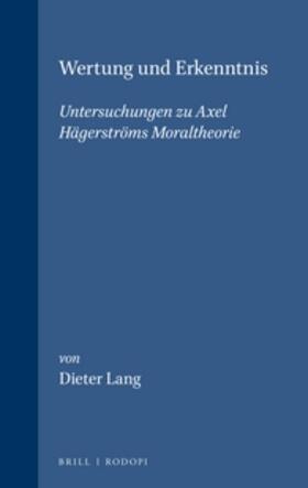 Lang | Wertung und Erkenntnis | Buch | 978-90-6203-563-2 | sack.de