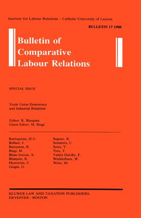 Blanpain | Bulletin of Comparative Labour Relations: Trade Union Democracy and Industrial Relations | Buch | 978-90-6544-394-6 | sack.de